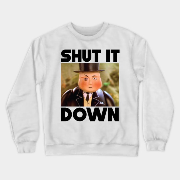 Fat Controller Crewneck Sweatshirt by TubularTV